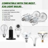 Light Socket Extender,Porcelain Socket Extension Adapter,E26 to E26 Standard Medium