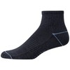 Nautica Mens Stretch Comfort Cushioned Athletic Quarter Socks With Moisture