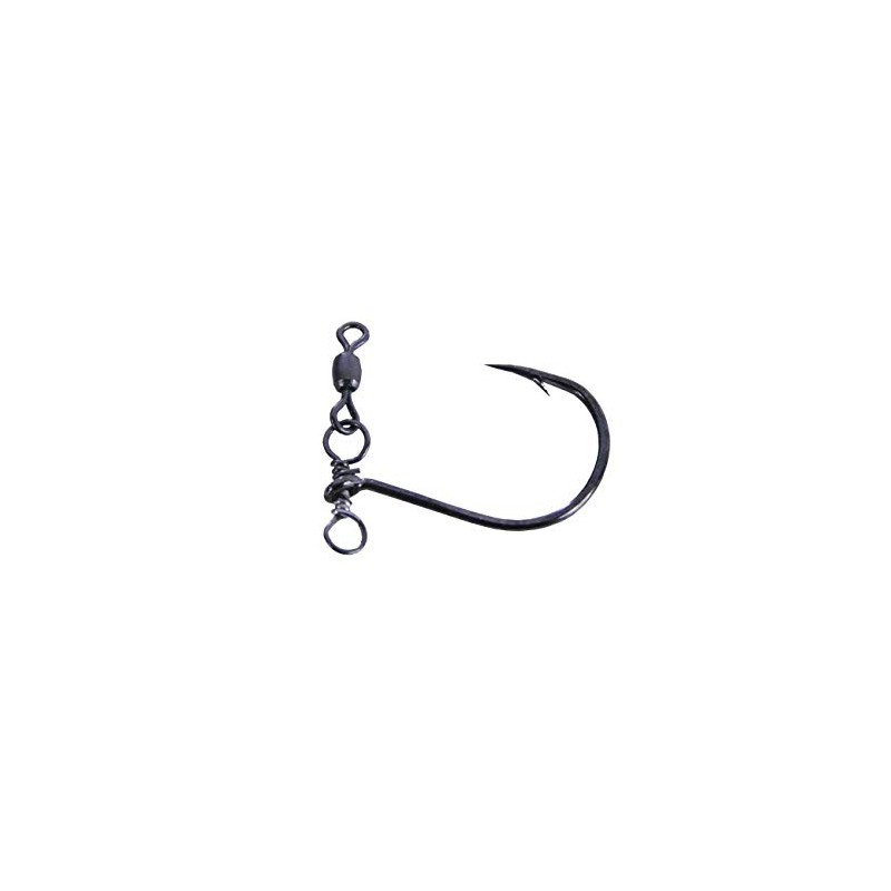 Shogun Dropshot Hook with Swivel 360° Pack of 4 Hook