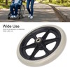 Wheelchair Wheel 8in PU Walker Caster Replacement Skidproof with Ball