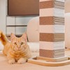 CHEERHOME PETS Cardboard Cat Scratching Post 24.2 Inch, Cat Scratcher