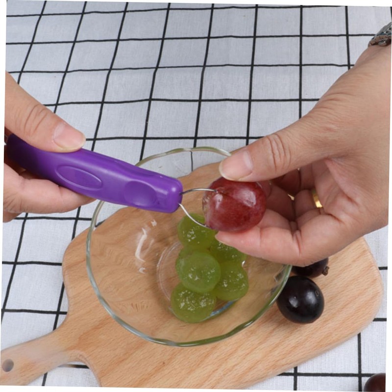 GRIRIW Fruit Peelers Set 2pcs Double-Headed Peeler for Grapes Peeling