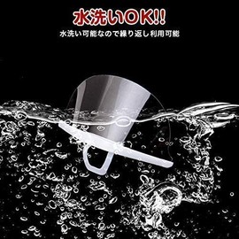 Splash Prevention Mouth Shield Guard Mouth Cover Transparent Mask for Restaurants Hospitals Anti-Fog Set of 10 Professional Beauty Washable