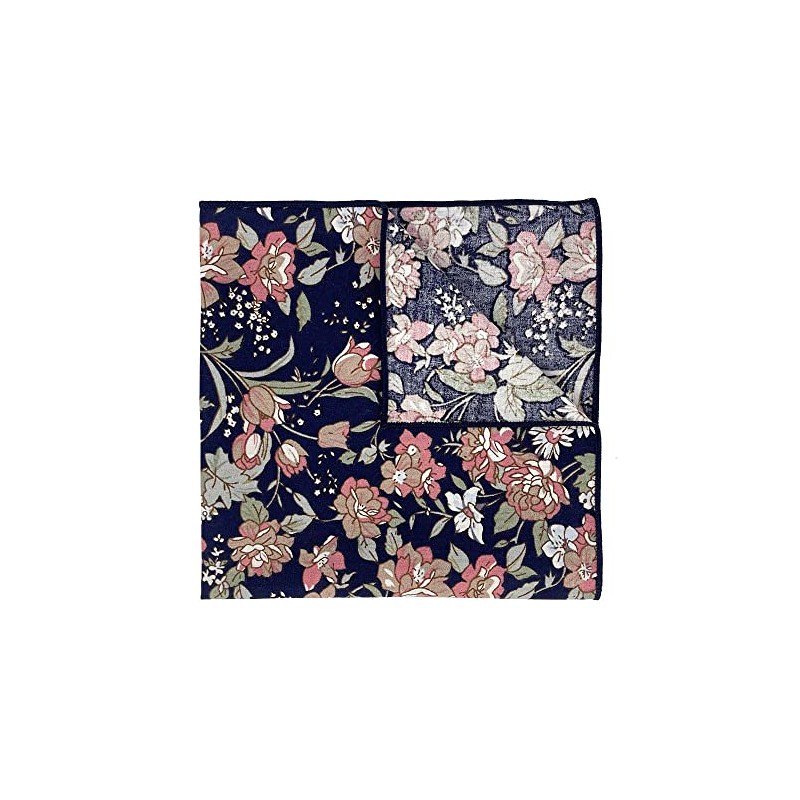 Kebocis Pañuelo cuadrado con bolsillo floral para hombre, 36952.00041666667, 12"