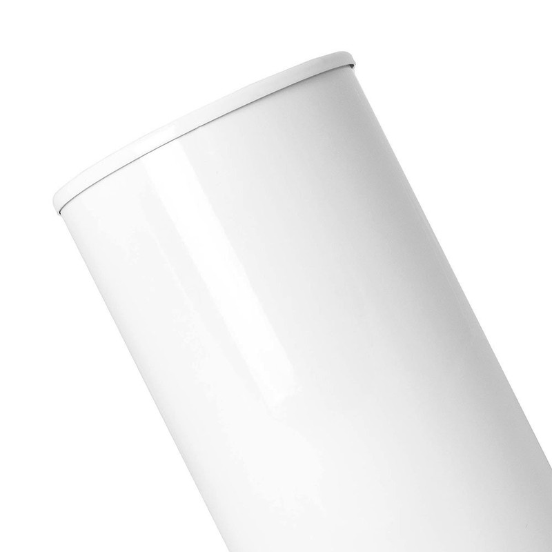 White Gloss GU10 Floor or Table Lamp Uplighter with Tilt