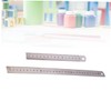 Operitacx Sturdy Stainless Steel Ruler Set for School and Office
