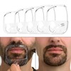 SPEACOUR 5 Piece Beard Shaper Stencil Beard Shaping Tool Beard