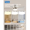 Passky Ceiling Fans with Lights, 42 Inch Smart Ceiling Fan