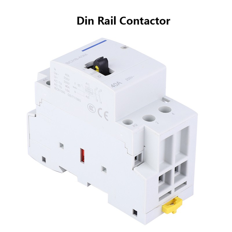 BCH8-40M 2P 40A Household AC Contactor DIN Rail Mount with