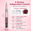 35000RPM Cordless Nail Drill with UV Lamp Portable Rechargeable Nail