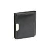 Small Leather Boxed Style wallet with large coin compartment LEAS,