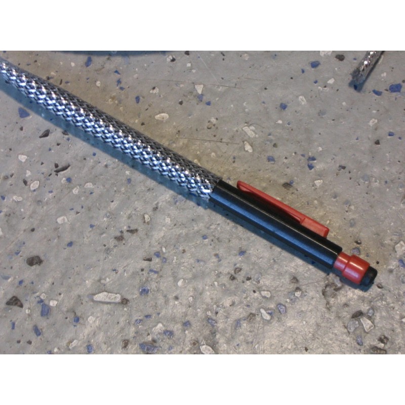 Unbranded/Generic One nine inch sample CHROME CABLE WRAP TRIM COVERING