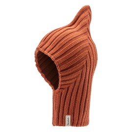 Sterntaler Scarf Hat Made of Microfleece - Unisex Slip-On Hat, mud brown