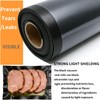 11" x 50' Vacuum Seal Bags Roll Black Clear 5