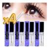 Serum Fortalecedor De Pestañas Y Cejas 7ml Natural 4 Piezas