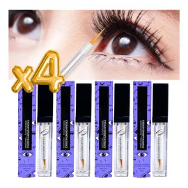 Serum Fortalecedor De Pestañas Y Cejas 7ml Natural 4 Piezas