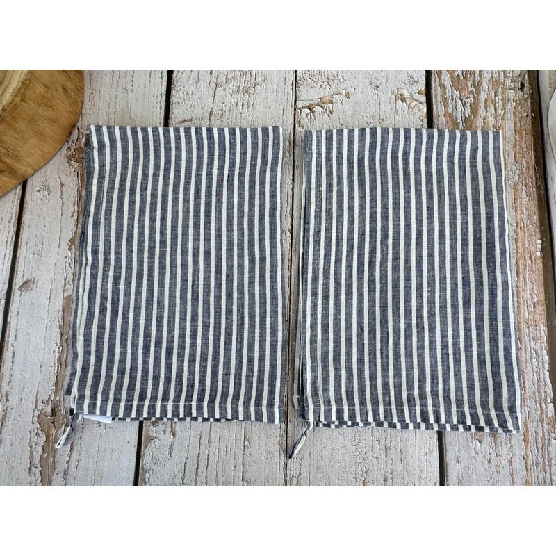 Eight Owls Stonewashed Linen Kitchen Dish Towels – 50 x