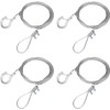 Set of 4 Fall Prevention Wire, Sling with Hooks, Adjustable