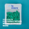LA MIERE 100Pcs/Box Wooden Wedges, Disposable Fixing Wedge, Strong Wooden