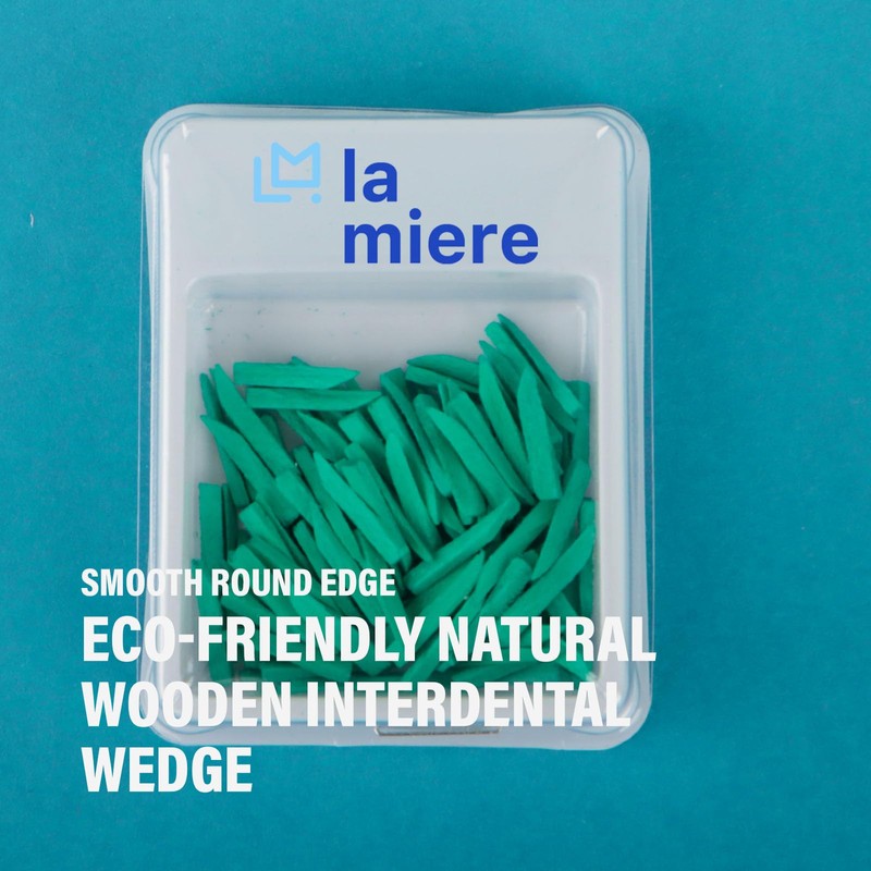 LA MIERE 100Pcs/Box Wooden Wedges, Disposable Fixing Wedge, Strong Wooden