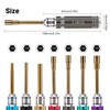 INJORA 7 PCS Colorful Short Handle RC Hex Nut Driver