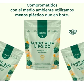 Vitatú | Suplemento Alimenticio con Ácido Alfa Lipóico 600 mg por Porción | 120 Cápsulas con Cúrcuma | Antioxidantes Naturales para la Salud Celular y el Bienestar General
