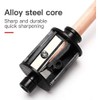 High-Speed Automatic Pencil Sharpener, Black Portable Battery-Powered Colored Pencils Sharpener