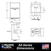 PACLOCK's TL82A, Container Lock, Buy American Act Compliant, Keyed Different,