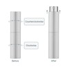 Tekson 10ml Travel Perfume Atomizer Refillable, Mini Cologne Spray Bottle