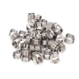 Generic Insertos Rosca 50 Piezas Tuerca Macho Hembra M10x1.25 1d