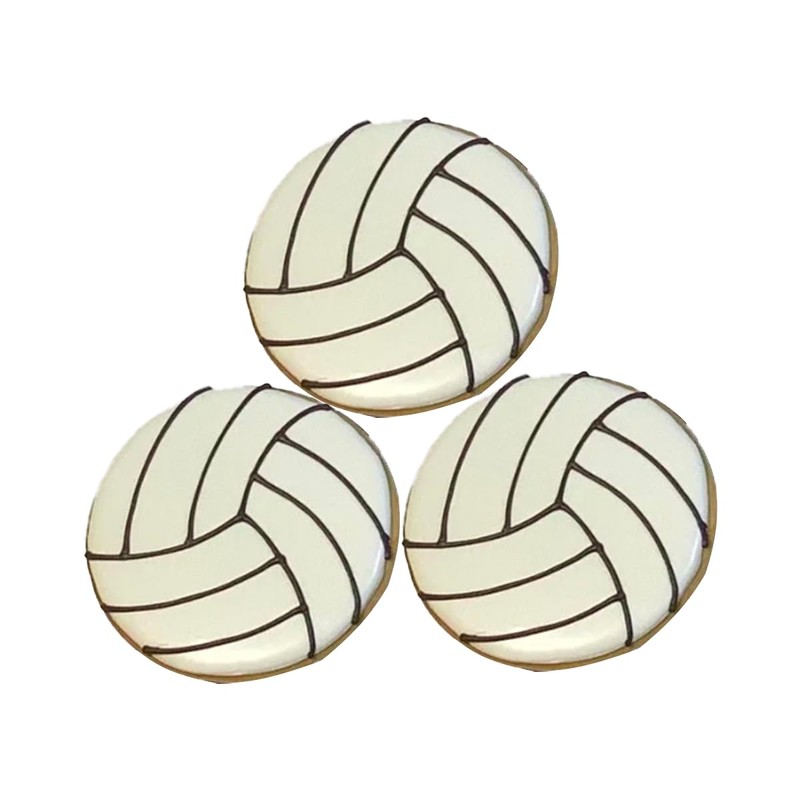 Volleyball Cookie Cutter (2 to 8 inches) by Mighty Gadget