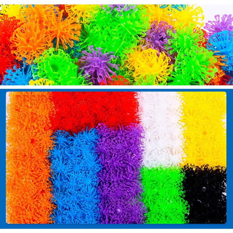 Educational Toy Sticky Balls Toys DIY Thorn Balls Building Block