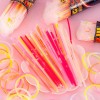 Pulseras TOYGAGADE Fluorescent Multicolor 500 Pack Luminosas 12h Fiesta