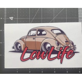EGL Graphics Lowlife Hotrod Decal Sticker Low Life Slammed For Beetle Bug Aircooled Vdub