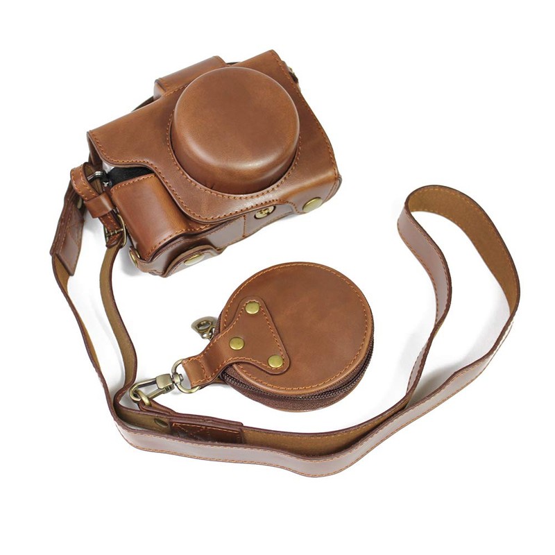 SIUTATDSH Camera Case, PU Leather, Suitable for Olympus OMD EM10