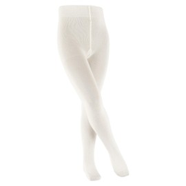 FALKE Children's Tights Family - 94% cotton, 1 piece, white (Off-White 2040), size: 98-104