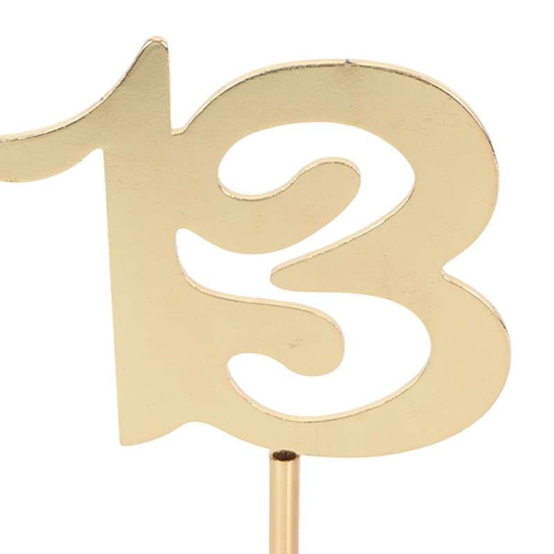 6pcs Metal Wedding Table Numbers Rust Prevention Thickened Tall Table