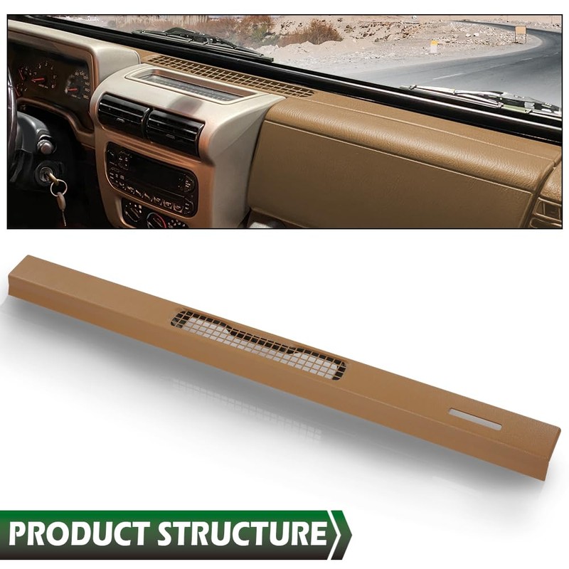 GRAND ORANGE Upper Dash Top Cover Defrost Vent Bezel Trim