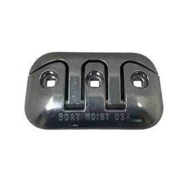 Polished Aluminum Flip Up Dock Cleat - 8 in.