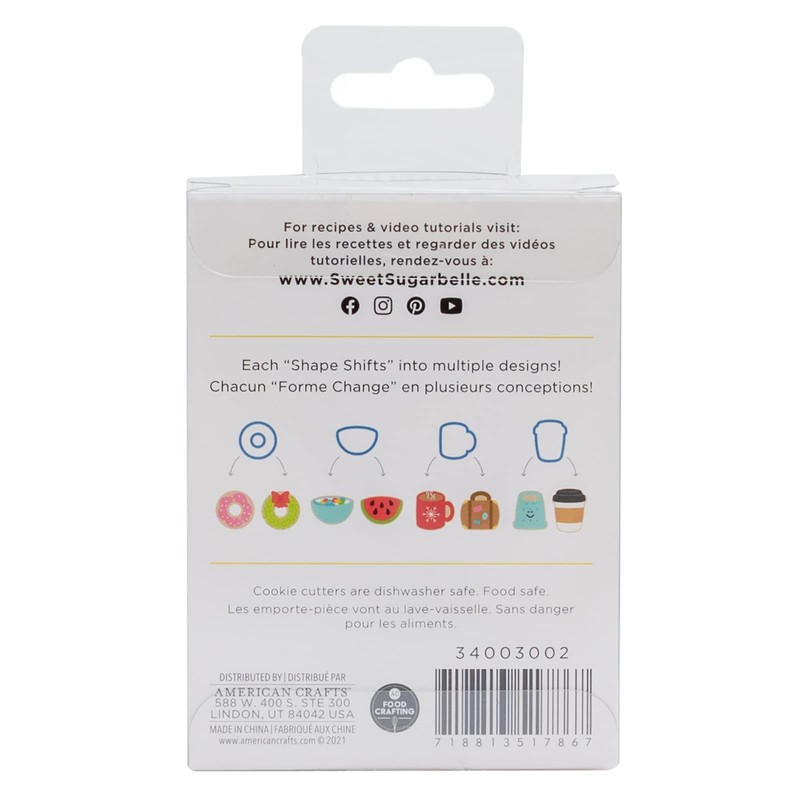 Sweet Sugarbelle SB Mini Cookie CUTTR Breakfast, White