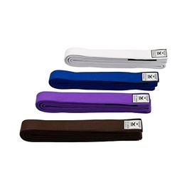 IKKEN Shoshin Brazilian Jiu Jitsu BJJ Belts (A3, White)