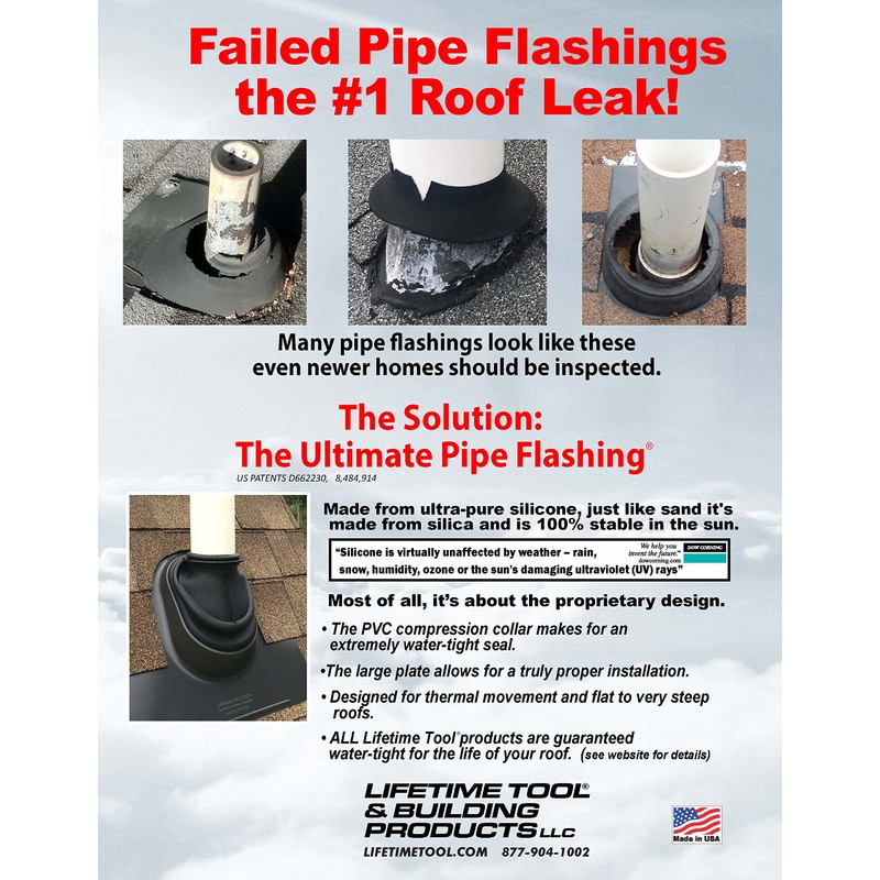 Ultimate Pipe Flashing for Metal Roofs