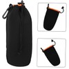 Gatuida 2pcs Neoprene Camera Lens Case Bag Drawstring Lens Pouch