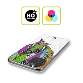 Head Case Designs Neon Pfeil Tribal Federn Soft Gel Handyhülle Hülle kompatibel mit Realme 7i / C17