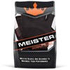 Meister Wrist Wrap Weight Lifting Gloves w/Gel Padding - Black/Red
