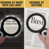 JMH Magnifying Glass with Light, 30X Handheld Large 18 LED