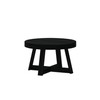 Plank+Beam Classic Round Coffee Table, 30 Inch Farmhouse Coffee Table,