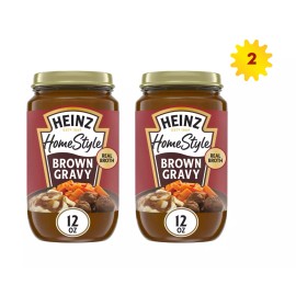 Heinz HomeStyle Brown Gravy 12 oz x 2 Jars
