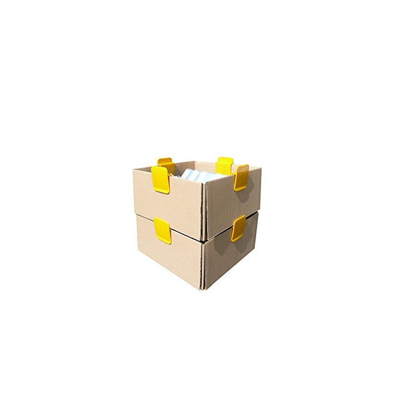 12 x Cardboard Clips / Cardboard Tab Holder Clip for