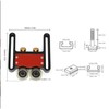 Table Saw Roller Jig, Bearing Roller Featherboard Double Wheel Sliding